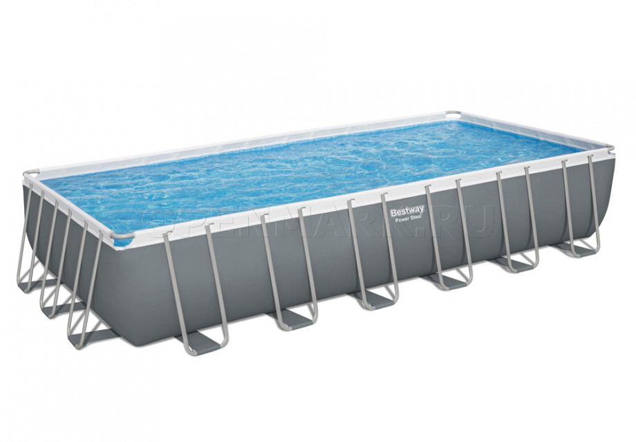   Bestway 56474 Power Steel Rectangular Frame Pool (732  366  132 ) +    + 