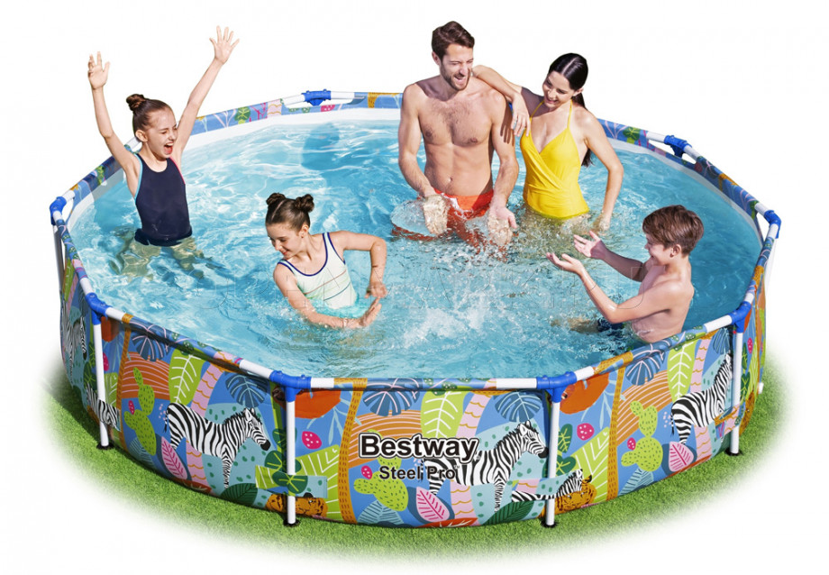   Bestway 56985 Steel Pro Frame Pool (305  66 )