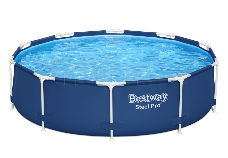 Каркасный бассейн Bestway 56679 Steel Pro Frame Pool (305 х 76 см) + фильтрующий картриджный насос