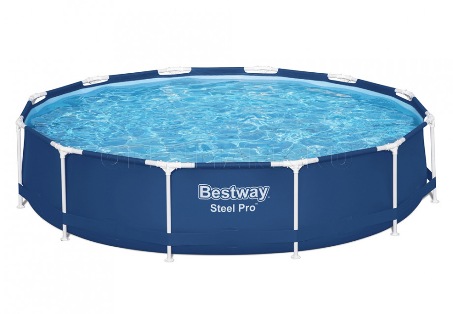   Bestway 56681 Steel Pro Frame Pool (366  76 ) +   