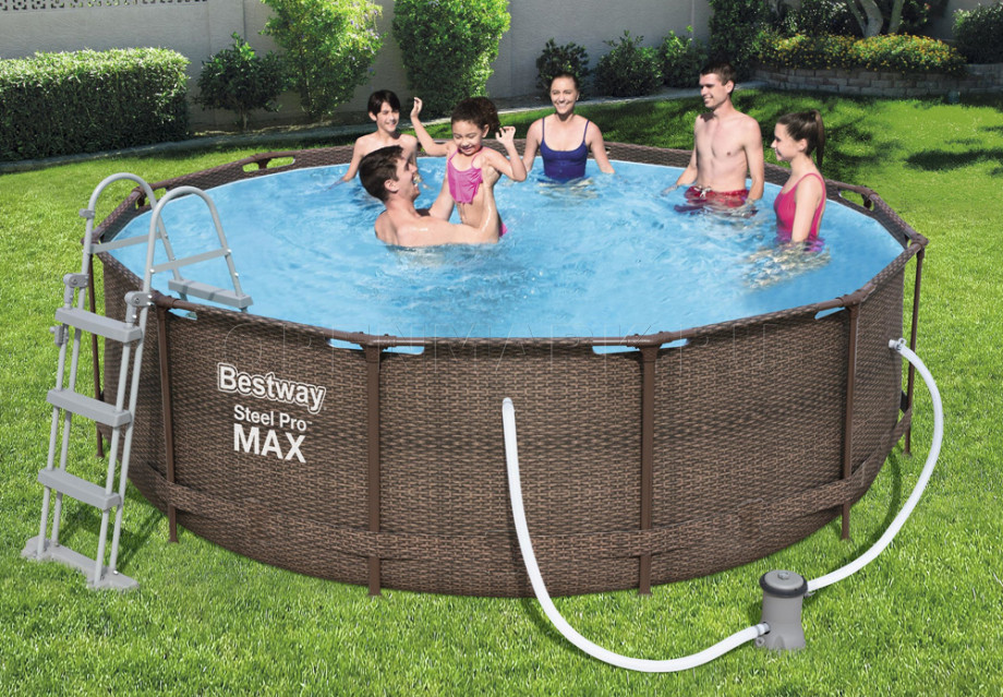   Bestway 56709 Steel Pro Max Frame Pool (366  100 ) +    + 