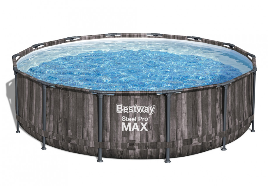 Каркасный бассейн Bestway 5614Z Steel Pro Max Frame Pool (427 х 107 см) + фильтрующий картриджный насос + аксессуары