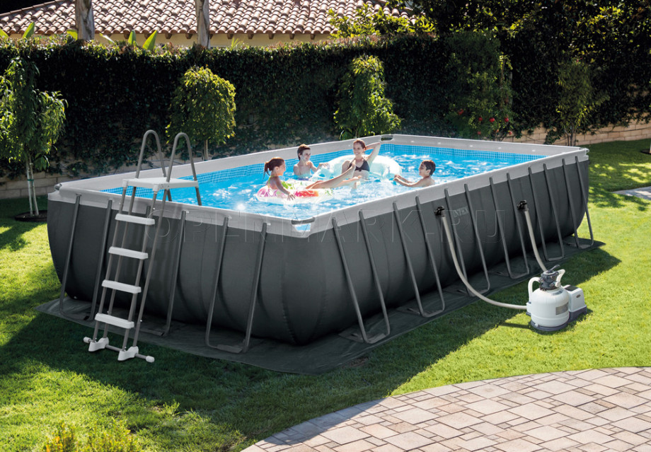   Intex 26368NP Rectangular Ultra XTR Frame Pool (732  366  132 ) +      + 