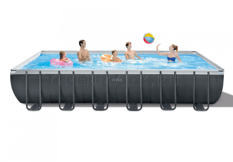   Intex 26368NP Rectangular Ultra XTR Frame Pool (732  366  132 ) +      + 