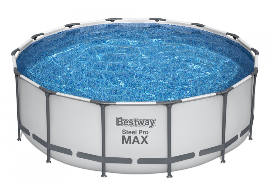 Каркасный бассейн Bestway 5612X Steel Pro Max Frame Pool (427 х 122 см) + фильтрующий картриджный насос + аксессуары