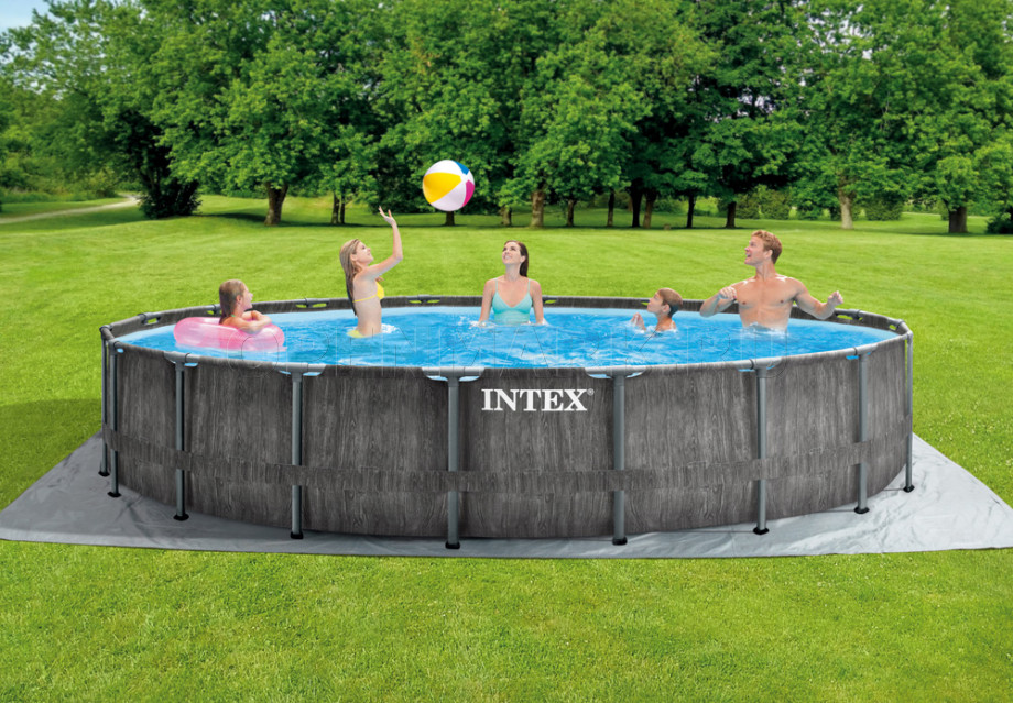   Intex 26744WP Greywood Prism Frame Pool (549  122 ) + 