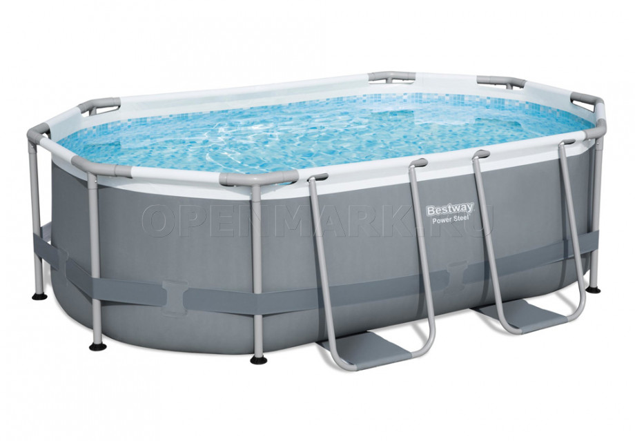   Bestway 5614A Power Steel Oval Frame Pool (305  200  84 ) +   