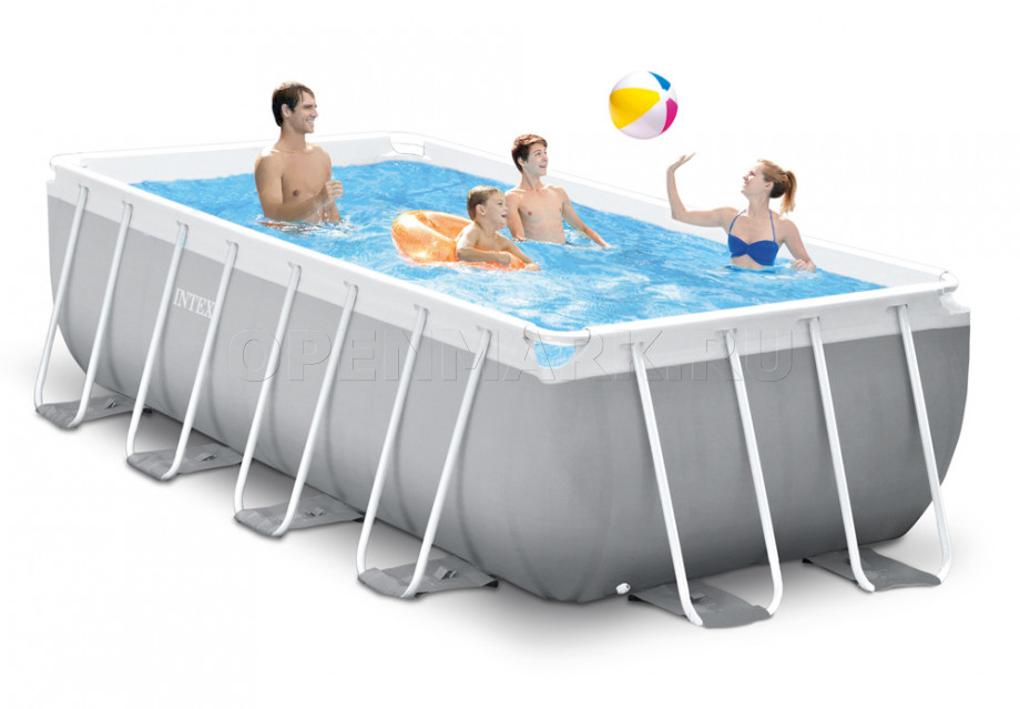   Intex 26790WPA Rectangular Prism Frame Pool (400  200  122 )