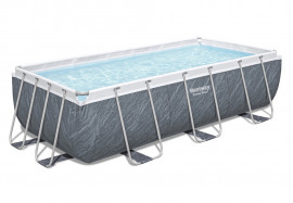   Bestway 56721 Power Steel Rectangular Frame Pool (404  201  100 ) +    + 