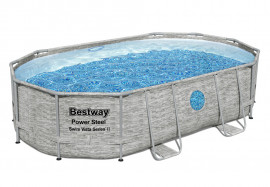   Bestway 56946 Power Steel Swim Vista Frame Pool (488  305  107 ) +    + 
