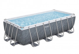   Bestway 56996 Power Steel Rectangular Frame Pool (488  244  122 ) +    + 