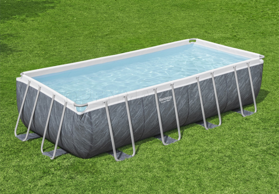   Bestway 56998 Power Steel Rectangular Frame Pool (549  274  122 ) +    + 