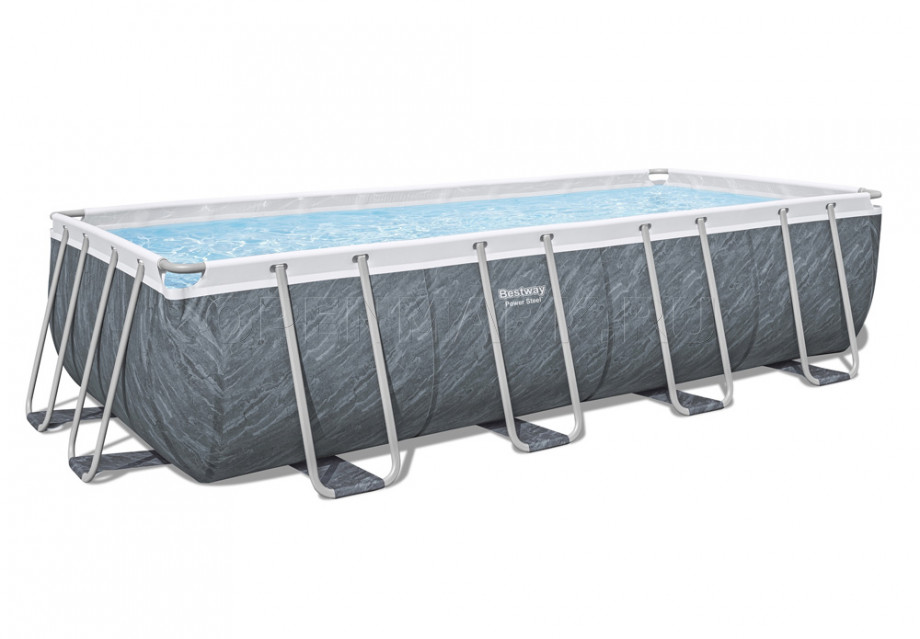   Bestway 56998 Power Steel Rectangular Frame Pool (549  274  122 ) +    + 