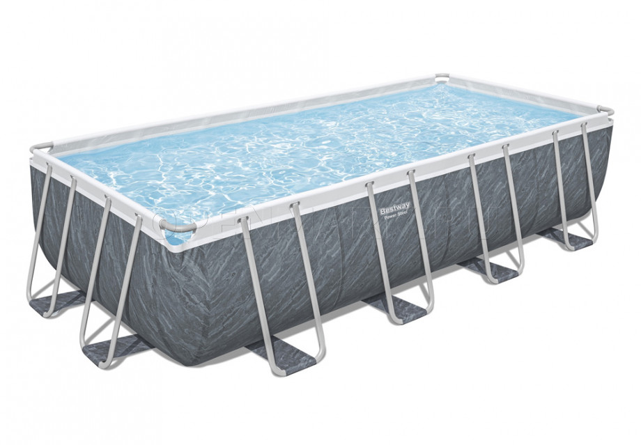   Bestway 56998 Power Steel Rectangular Frame Pool (549  274  122 ) +    + 