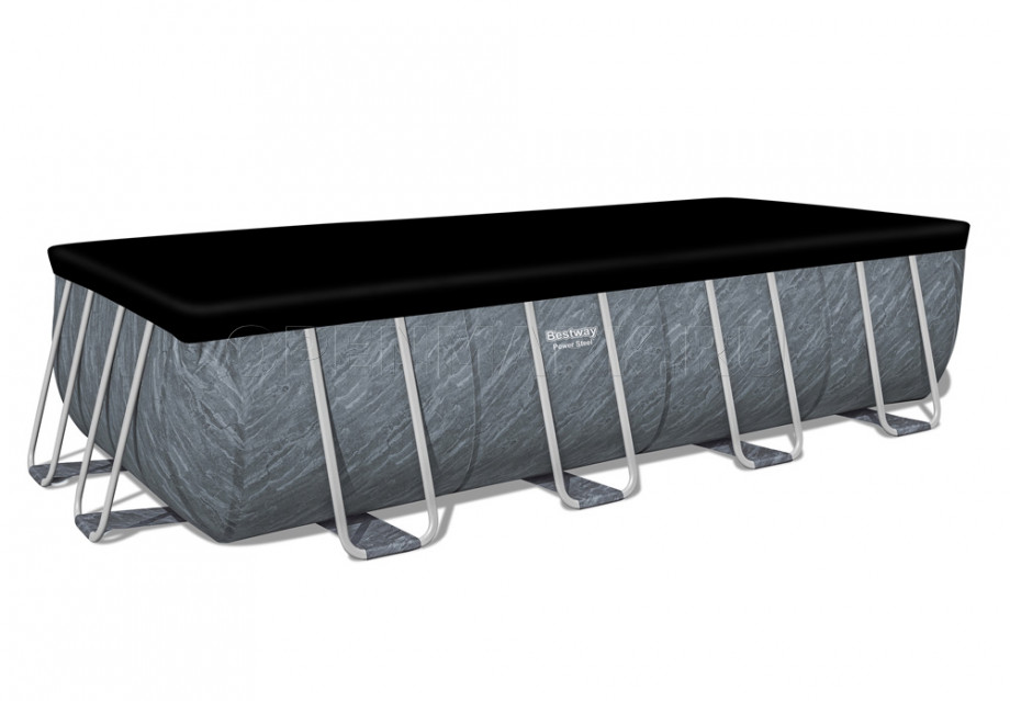   Bestway 56998 Power Steel Rectangular Frame Pool (549  274  122 ) +    + 