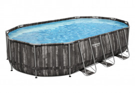   Bestway 5611R Power Steel Oval Frame Pool (610  366  122 ) +    + 