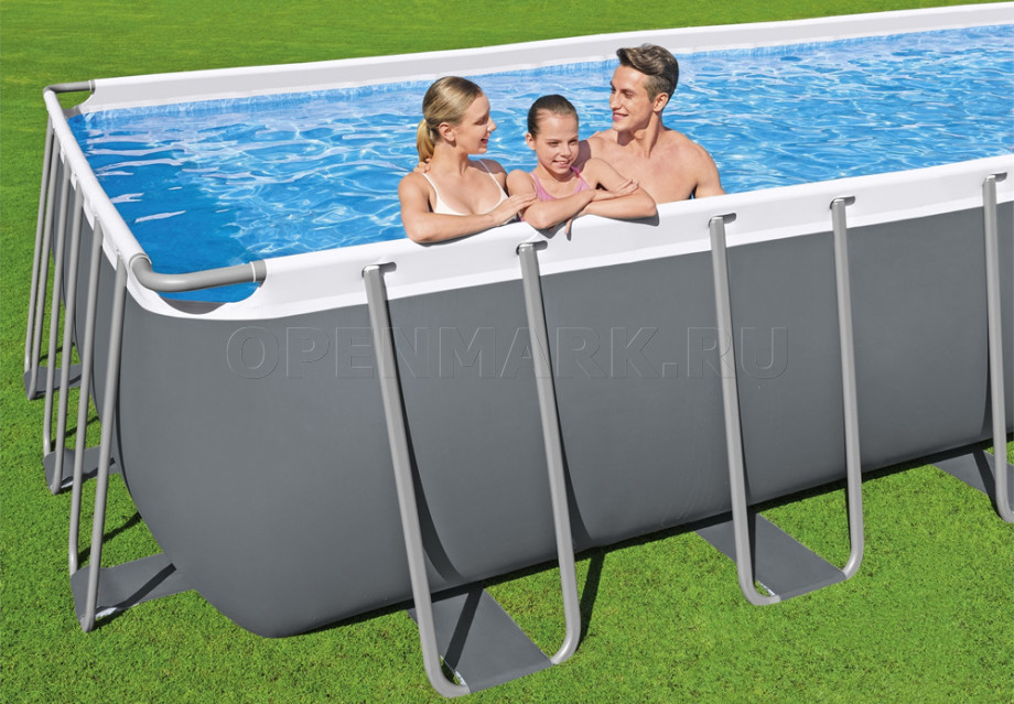   Bestway 5612B Power Steel Rectangular Frame Pool (640  274  132 ) +    + 