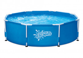 Каркасный бассейн Summer Escapes P20-0830-A (244 х 76 см) + фильтрующий картриджный насос