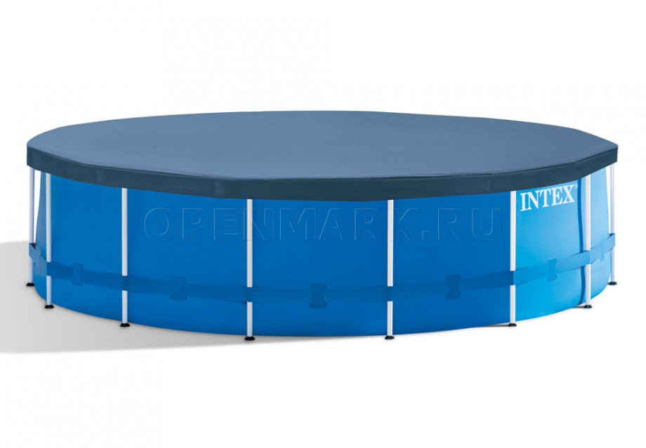 Каркасный бассейн Intex 28242NP Metal Frame Pool (457 х 122 см) + фильтрующий картриджный насос + аксессуары
