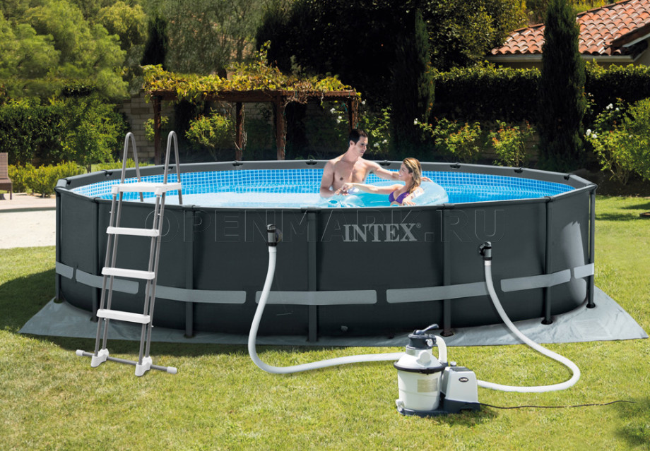   Intex 26326NP Ultra XTR Frame Pool (488  122 ) +    + 