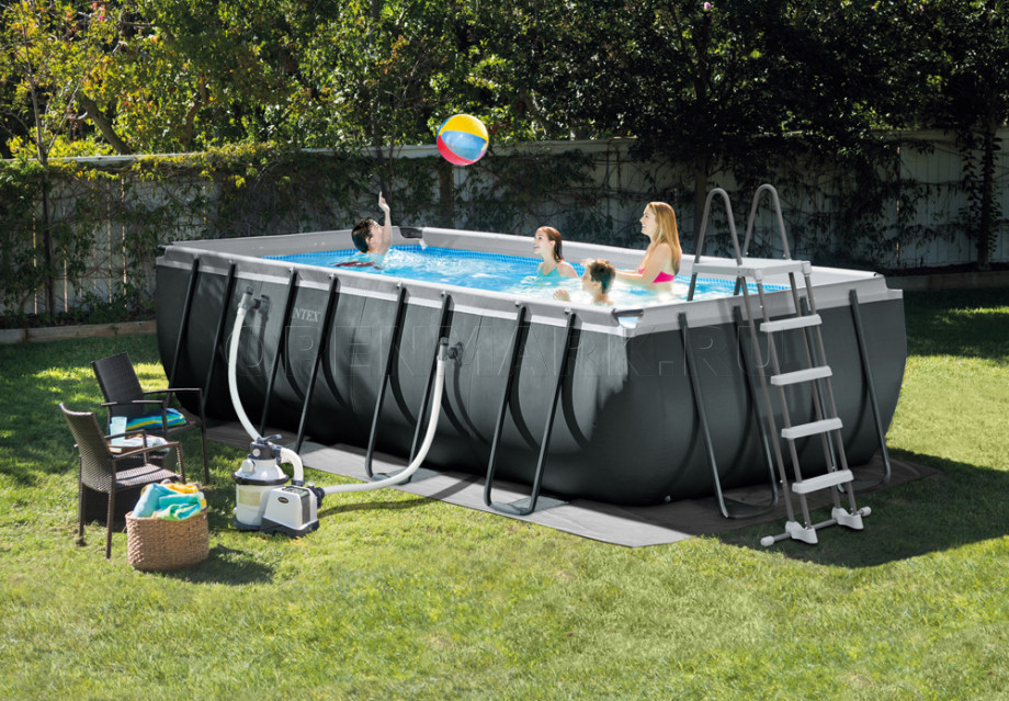   Intex 26356NP Rectangular Ultra XTR Frame Pool (549  274  132 ) +    + 