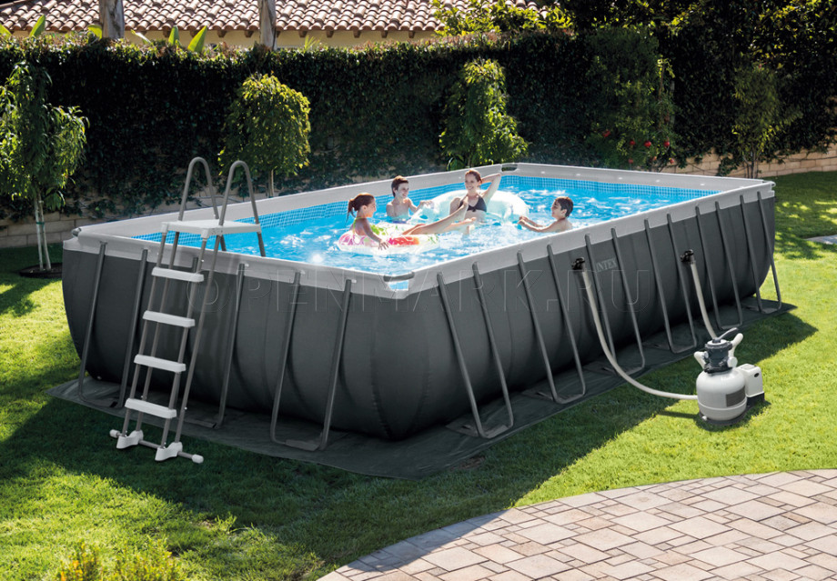   Intex 26364NP Rectangular Ultra XTR Frame Pool (732  366  132 ) +    + 