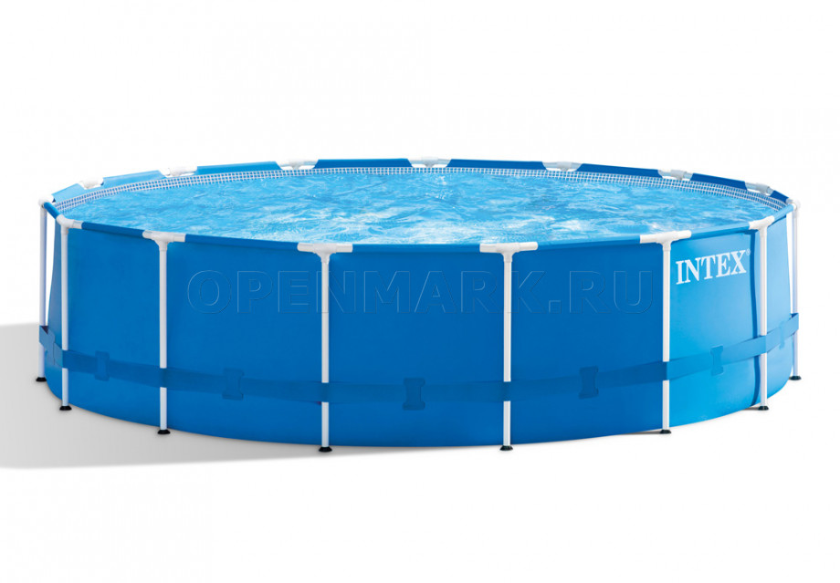 Каркасный бассейн Intex 28242WP Metal Frame Pool (457 х 122 см) + аксессуары
