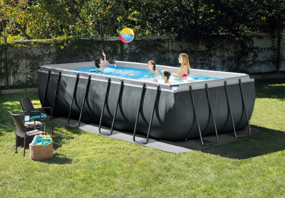   Intex 26356WP Rectangular Ultra XTR Frame Pool (549  274  132 ) + 