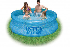 Надувной бассейн Intex 54910 Clearview Easy Set Pool (244 х 76 см)
