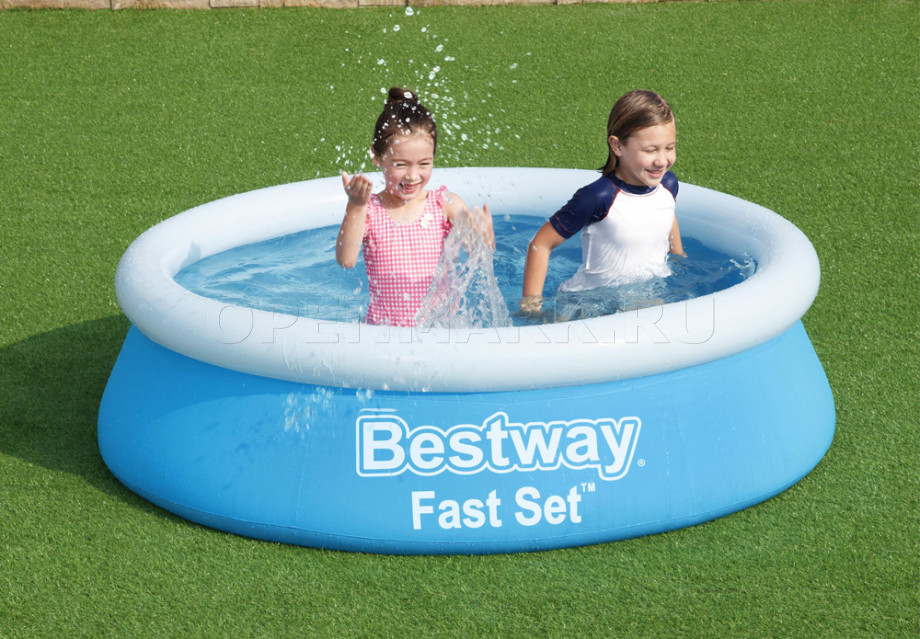   Bestway 57392 Fast Set Pool (183  51 )