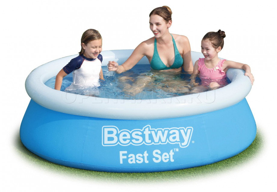   Bestway 57392 Fast Set Pool (183  51 )