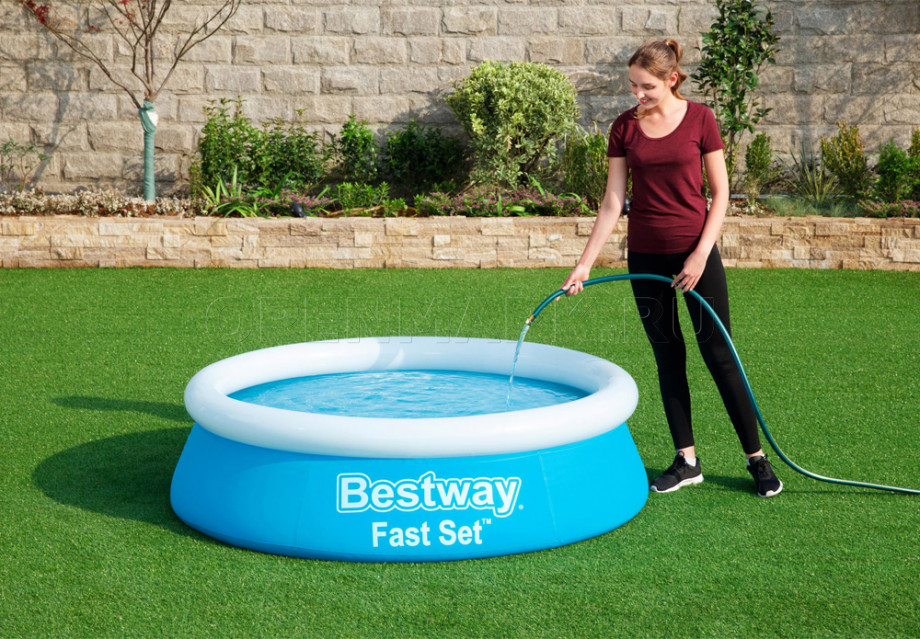   Bestway 57392 Fast Set Pool (183  51 )