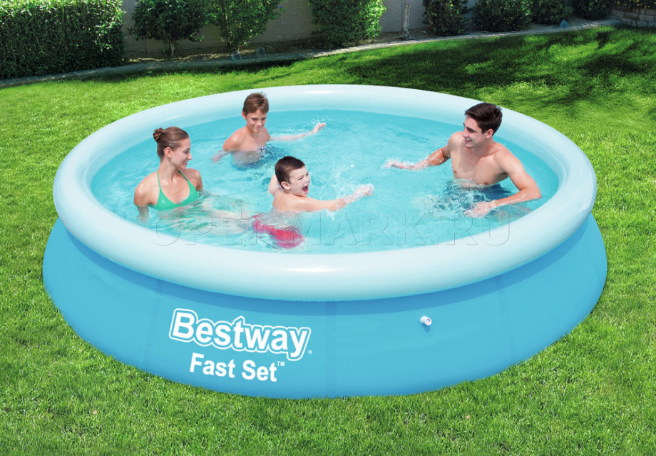   Bestway 57273 Fast Set Pool (366  76 )