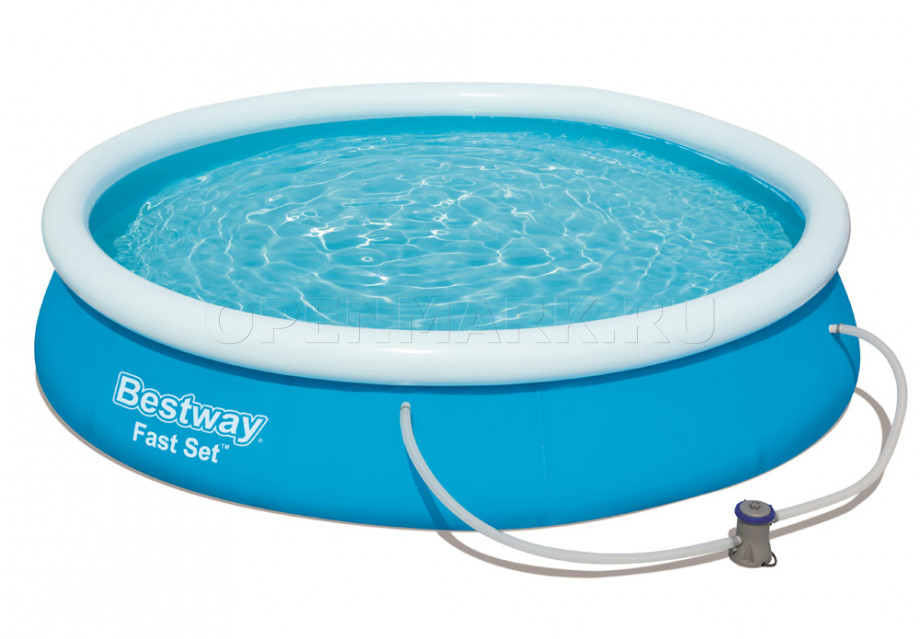   Bestway 57274 Fast Set Pool (366  76 ) +   