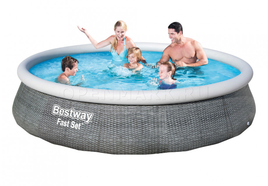   Bestway 57376 Fast Set Pool (396  84 ) +   