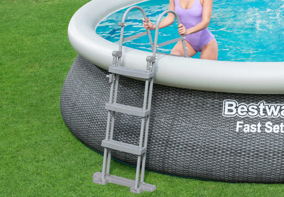   Bestway 57372 Fast Set Pool (457  107 ) +    + 