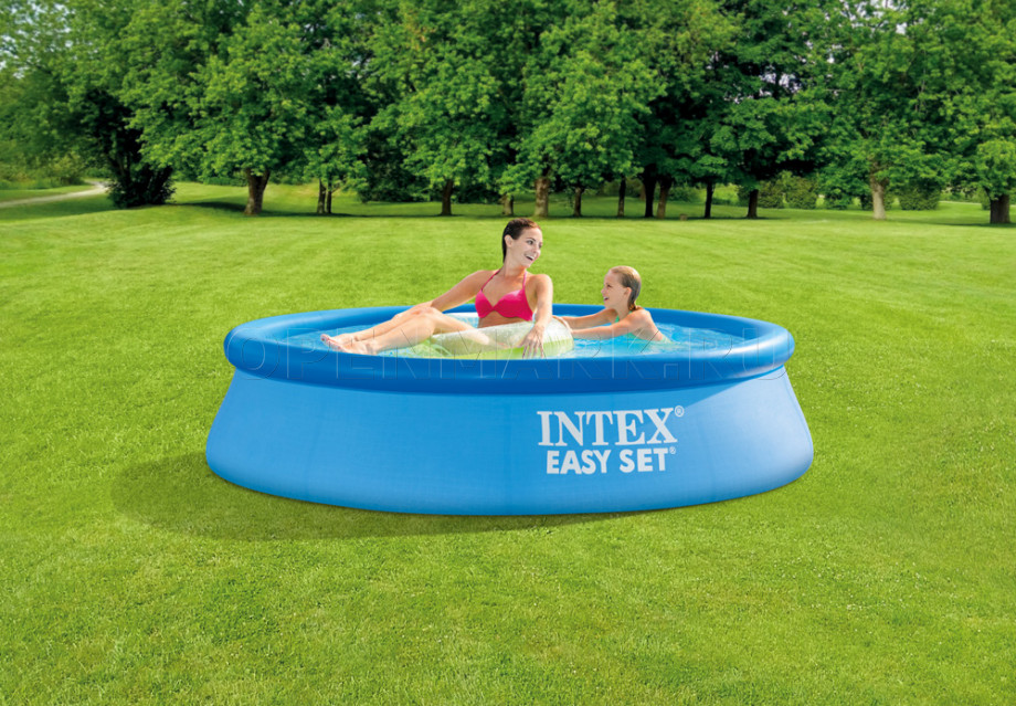 Надувной бассейн Intex 28108NP Easy Set Pool (244 х 61 см) + фильтрующий картриджный насос