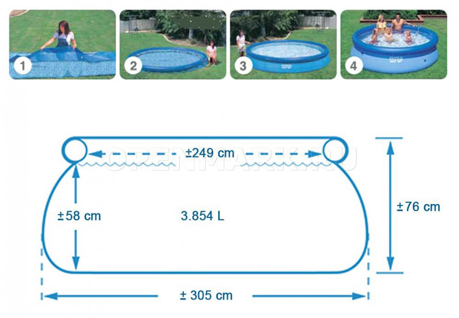   Intex 28120NP Easy Set Pool (305  76 )