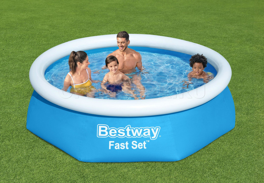   Bestway 57448 Fast Set Pool (244  61 )