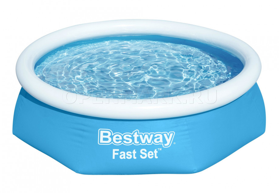   Bestway 57450 Fast Set Pool (244  61 ) +   