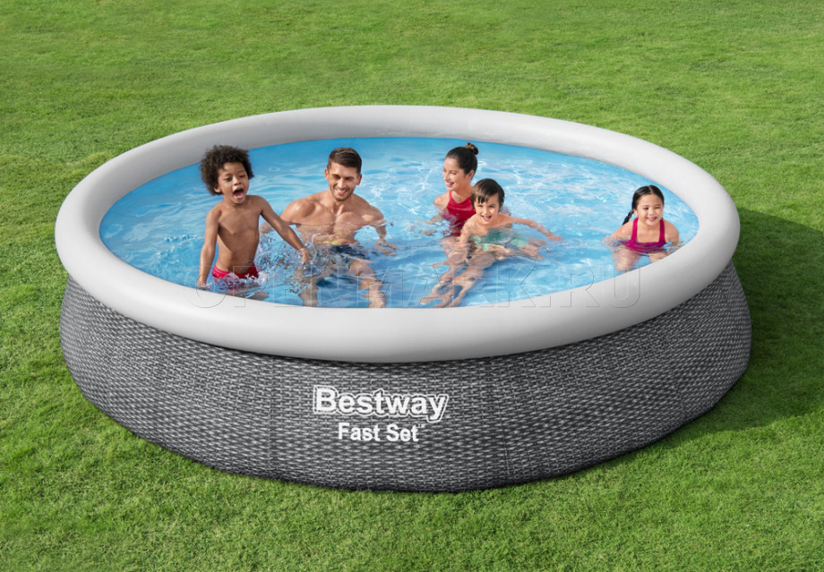   Bestway 57443 Fast Set Pool (366  76 )