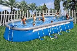    Bestway 56164 Oval Fast Set Pool (853  366  122 ) +    + 