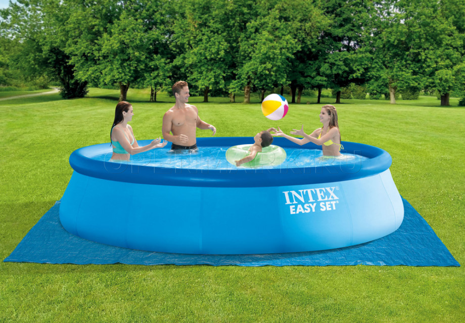   Intex 26166NP Easy Set Pool (457  107 ) +    + 