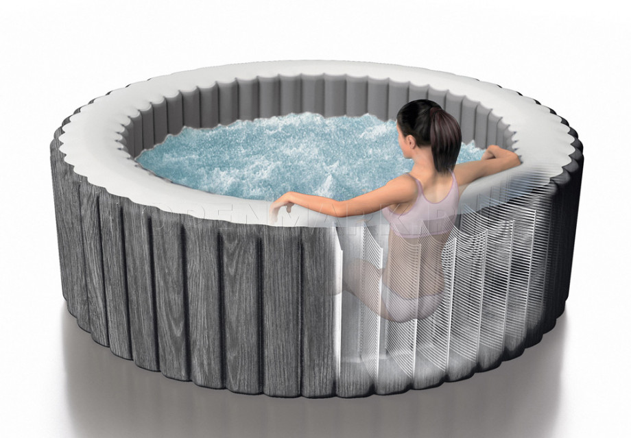    Intex 28440 PureSpa Bubble Massage Greywood Deluxe (196  71 )