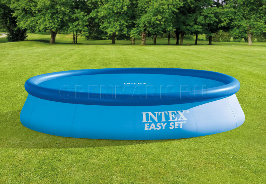 Обогревающий тент для круглых бассейнов Intex 28012 Solar Cover (диаметр 348 см)