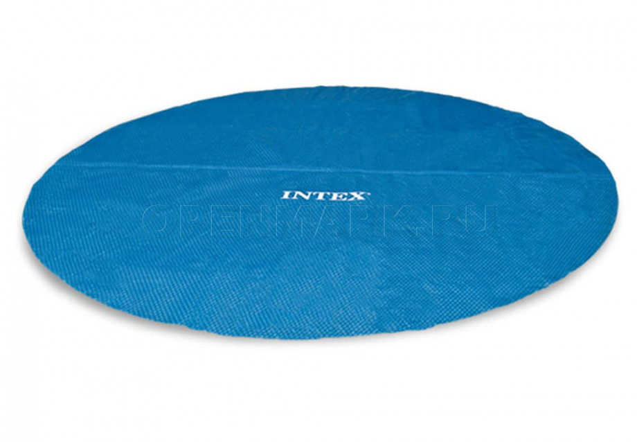 Обогревающий тент для круглых бассейнов Intex 28013 Solar Cover (диаметр 448 см)