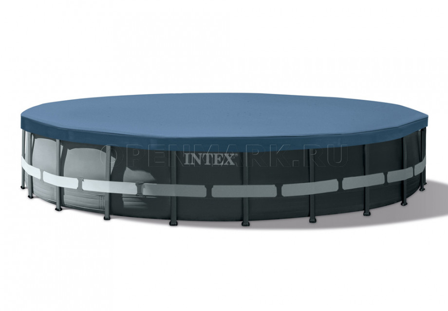 Тент для каркасных бассейнов Intex 11289 Round Pool Cover (диаметр 610 см)