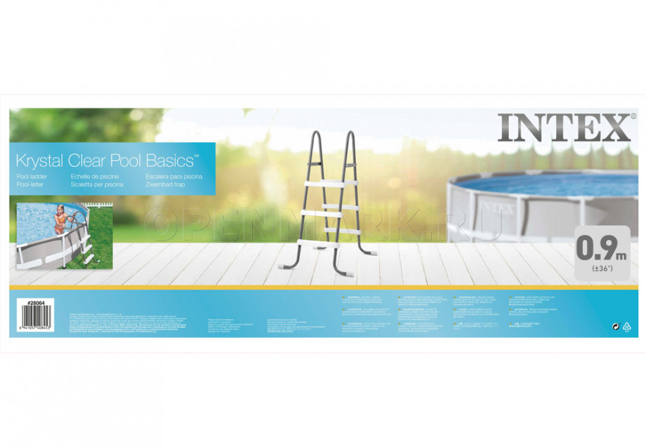  Intex 28064 Pool Ladder     91 