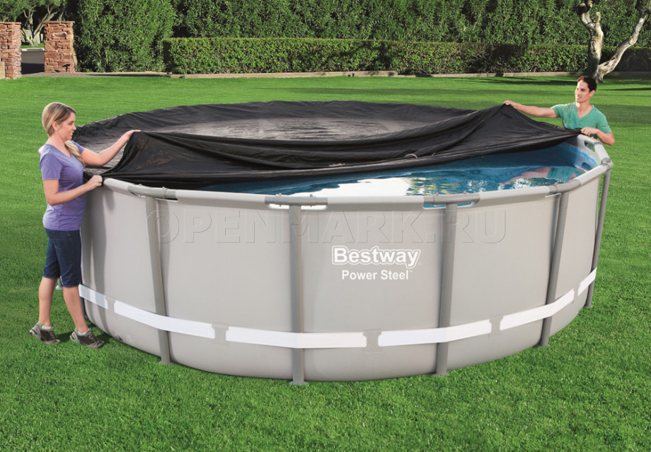 Тент для бассейнов Bestway 58249 Pool Cover (диаметр 493 см)