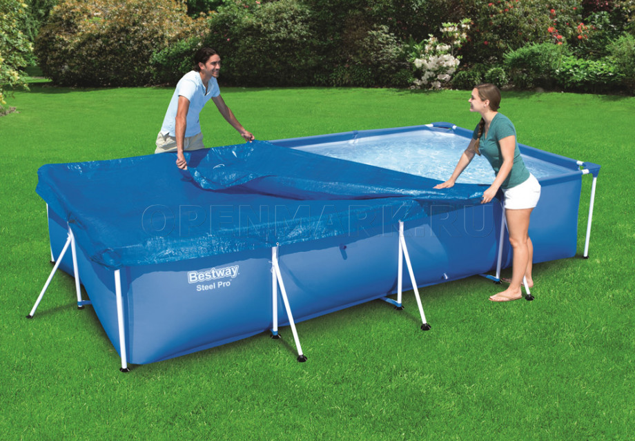      Bestway 58107 Pool Cover ( 410  226 )